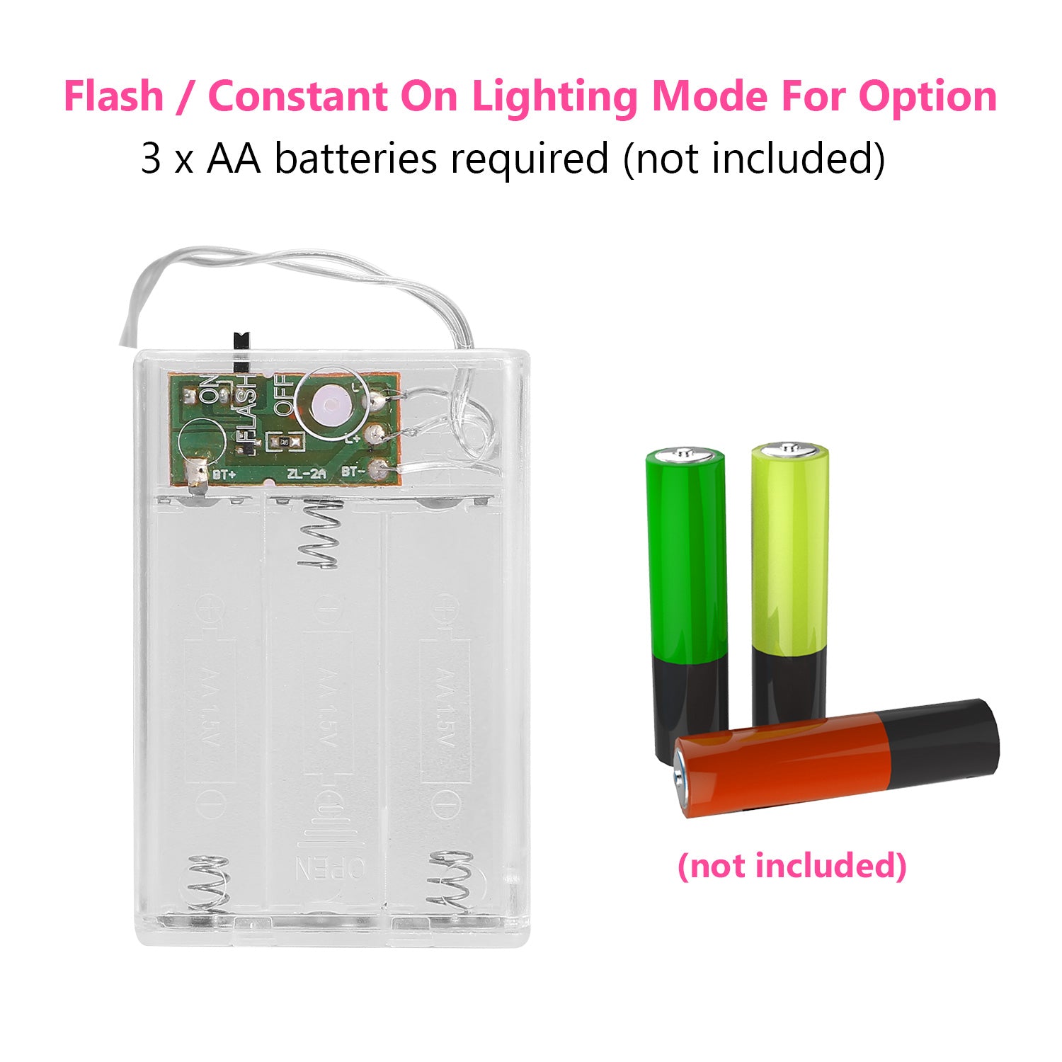 1Pc 40 LEDs Rose Flower String Lights 10ft 3m Battery Operated Decorative Lights For Anniversary Valentine's Wedding Bedroom